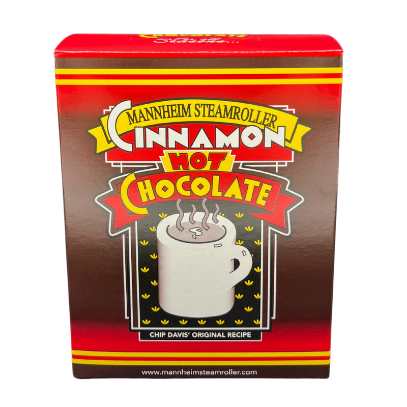 Cinnamon Hot Chocolate | 24 oz. Container | Premium Dark Chocolate | Warm Madagascar Cinnamon | Perfect For Sharing With Family & Friends | Cup Of Pure Comfort | Cinnamon Lovers | 2 Pack | Shipping Included | Mannheim Steamroller Hot Chocolate