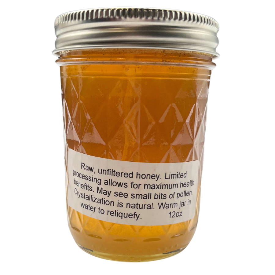 All Natural Raw Honey | Sage Honey | Rich but Pleasant Flavor | Authentic Non-GMO Honey | 12 oz Jar