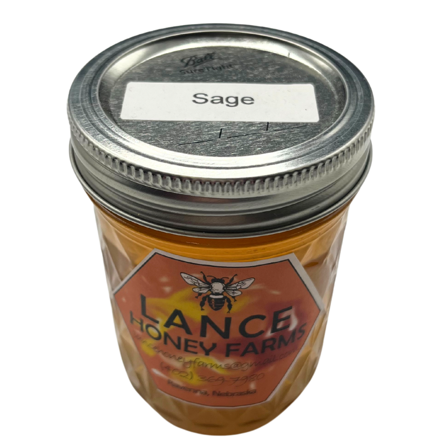 All Natural Raw Honey | Sage Honey | Rich but Pleasant Flavor | Authentic Non-GMO Honey | 12 oz Jar