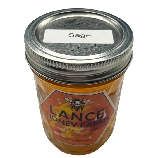 All Natural Raw Honey | Sage Honey | Rich but Pleasant Flavor | Authentic Non-GMO Honey | 12 oz Jar