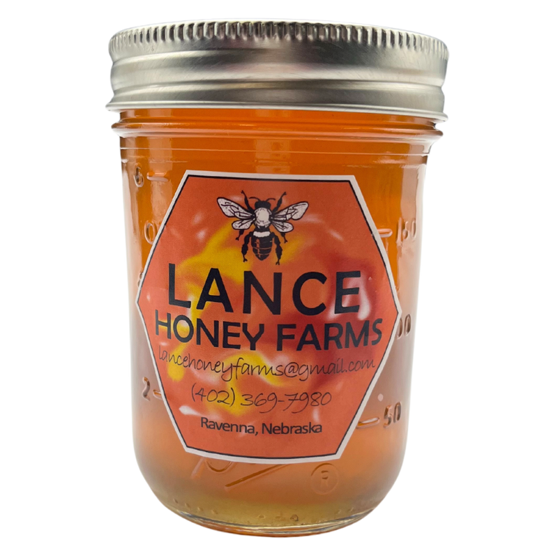 All Natural Raw Honey | Alternative Sweetener | Good Source of Antioxidants | No Additives | Product of Nebraska | 12 oz Jar