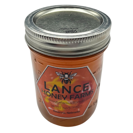 All Natural Raw Honey | Alternative Sweetener | Good Source of Antioxidants | No Additives | Product of Nebraska | 12 oz Jar