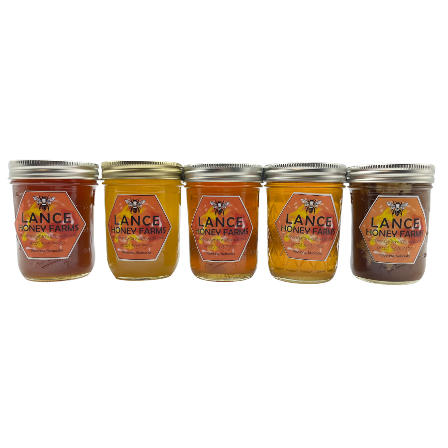 All Natural Raw Honey | Basswood Honey | Mildly Spicy with a Woody Minty Bite | Health Beneficial Honey | Organic Non-GMO Honey | 12 oz Jar