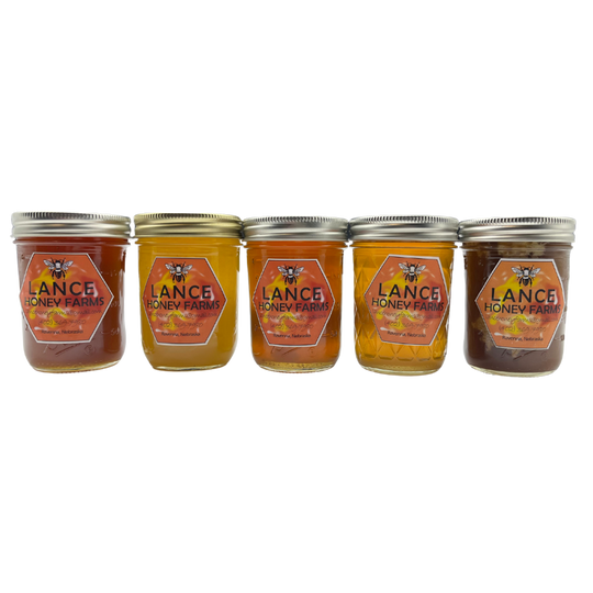 All Natural Raw Honey | Basswood Honey | Mildly Spicy with a Woody Minty Bite | Health Beneficial Honey | Organic Non-GMO Honey | 12 oz Jar