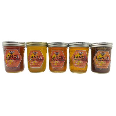 All Natural Raw Honey | Orange Blossom | Orange Taste With a Strong Hint of Floral | Excellent for Breakfast Pancakes | 12 oz Jar | 4 Pack | Shipping Included