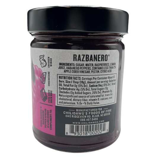 Razbanero Ingredients and Nutrition Facts