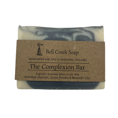 Complexion Soap | 5-6.5 oz. Bar | Essential Vitamins and Minerals | Made with Goat's Milk | Natural Ingredients | Exfoliating | Nebraska Soap | Made with Love, Not Chemicals | Cleanses Pores | Heals Dry & Cracked Skin | | Pack of 2 | Shipping Included