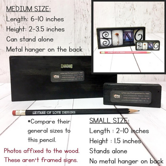 Kindness Word Block | 6.5" x 1.5" x 1" | Letters of Love Designs