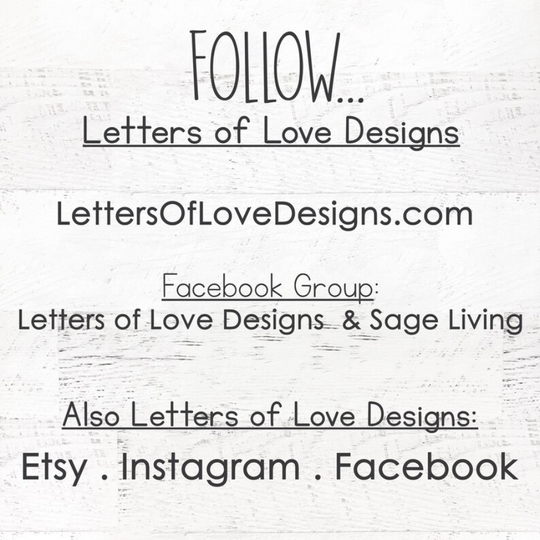 Kindness Word Block | 6.5" x 1.5" x 1" | Letters of Love Designs