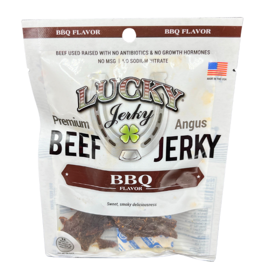 BBQ Beef Jerky | 1.5 oz. Bag | Snack Size | Perfect Balance Of Beef, Smoke, & Seasoning | Lean, All Natural Angus Beef | No Artificial Ingredients  Nebraska Cattle | Sweet, Smoky Deliciousness | 6 Pack | Shipping Included