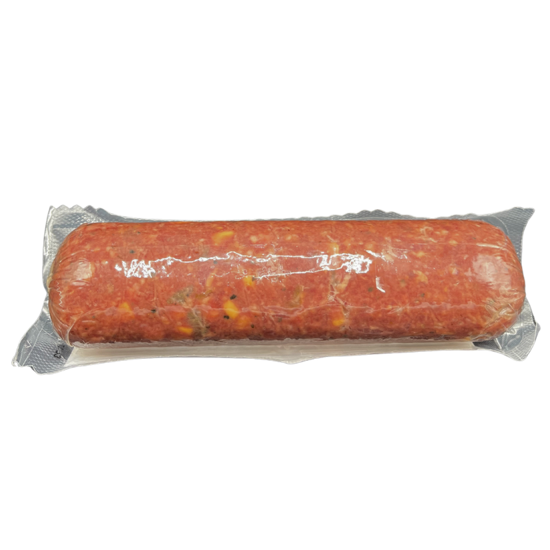 Jalapeno Peppercheese Summer Sausage | High Protein Snack | No MSG | Ready To Eat | Charcuterie |  7-8 oz. Roll | Pack of 3 | Shipping Included | Delicious Bison Flavor | Bold, Extra Spicy Flavor | Protein-Packed | 100% Bison Meat  | Ready To Eat
