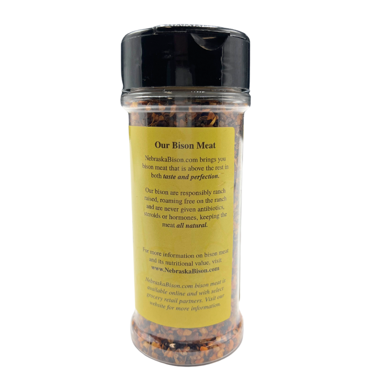 Steak and Burger Seasoning | Made with Sea Salt | Specially Formulated | Great for Bison Meat | Delicious and Savory Flavor | 4 oz. Bottle | Pack of 6 | Shipping Included | Try On Other Meats & Vegetables | Adds A Savory, Delicious Flavor To Any Dish