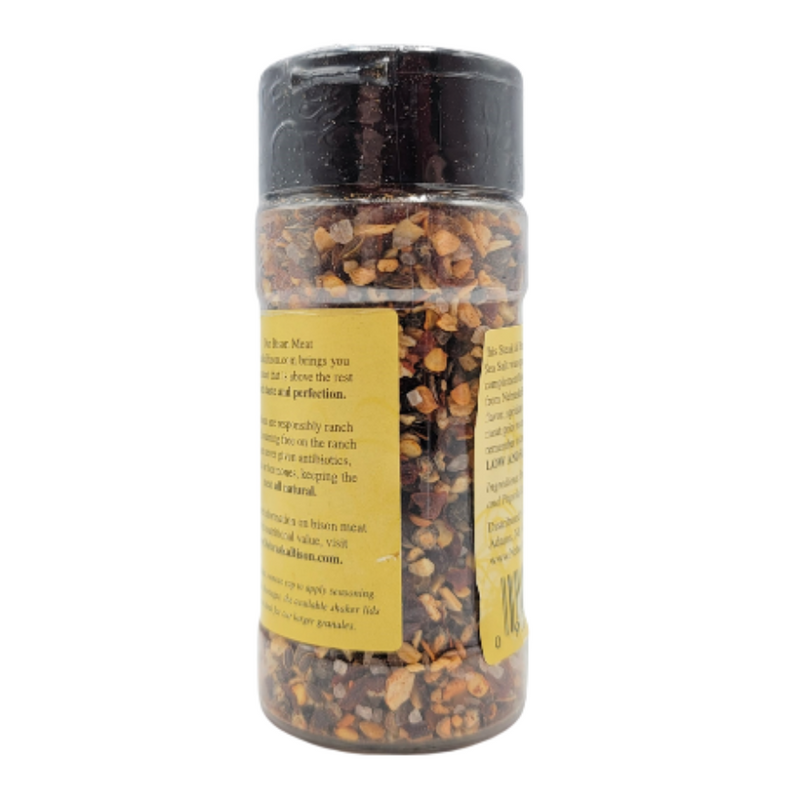 Steak and Burger Seasoning | Made with Sea Salt | Specially Formulated | Great for Bison Meat | Delicious and Savory Flavor | 4 oz. Bottle | Pack of 12 | Shipping Included | Adds A Burst Of Flavor To All Dishes