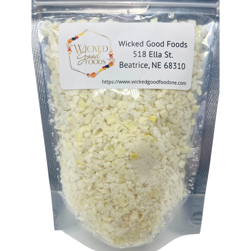 Freeze Dried Onion | Chopped Cubes | 1 oz. | Perfect Additive To Soups, Casseroles, And More | Crunchy, Tangy | 3 Pack | Shipping Included