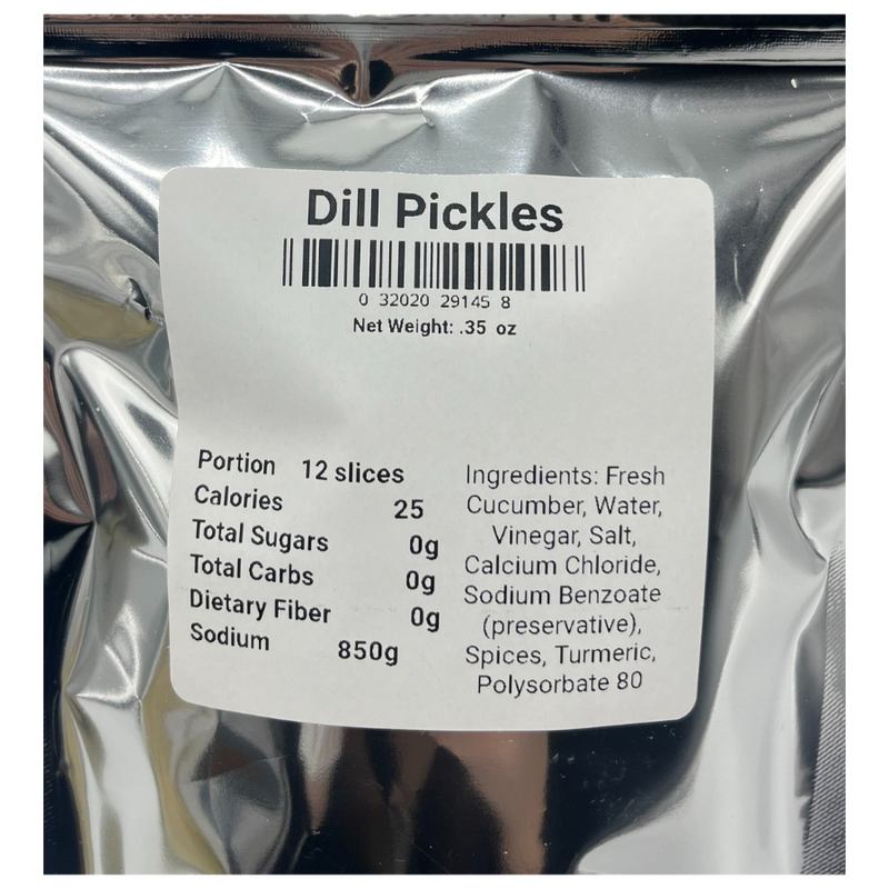 Freeze Dried Pickles | .35 oz | Pickle Chips | Classic Dill Flavor | No Brine, No Mess | Crispy & Crunchy Delight | Low Calorie | Irresistible Taste