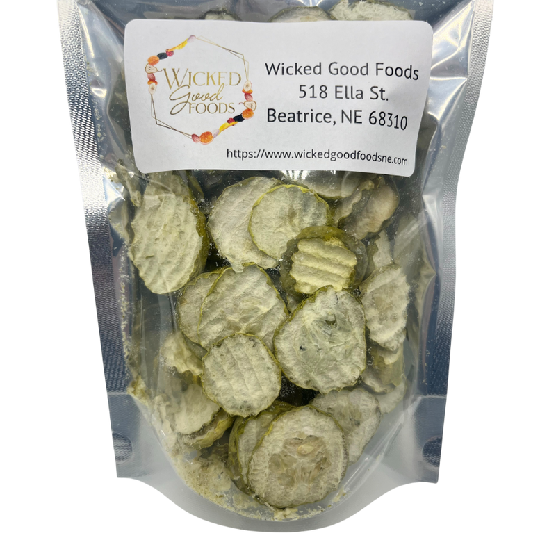 Freeze Dried Pickles | .35 oz | Crispy Pickle Chips | Savory, Bold Dill Flavor | Perfect For Pickle Lover | Low Calorie | 6 Pack | Shipping Included