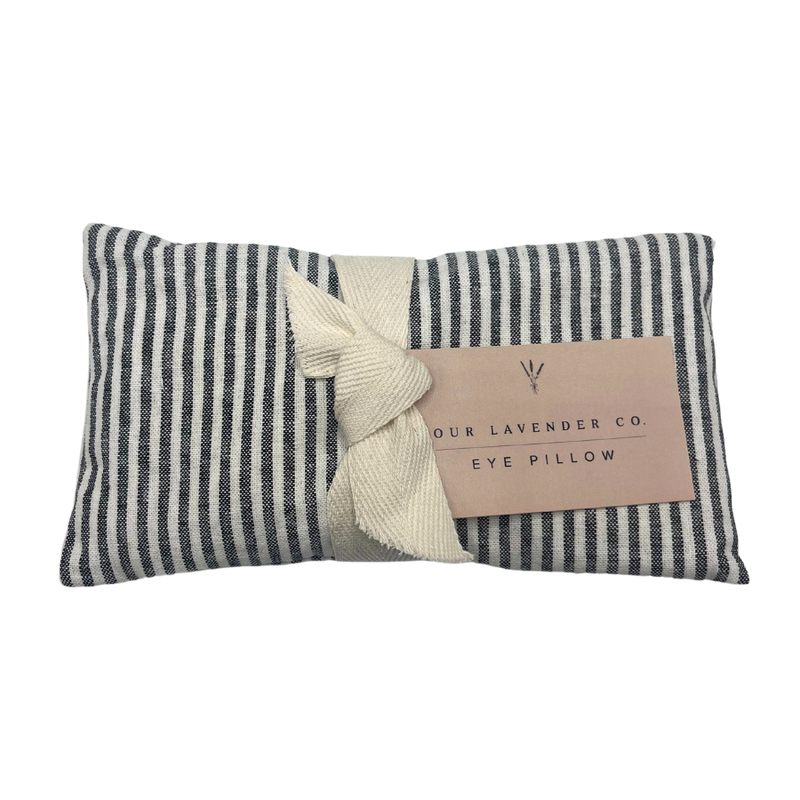 Eye Pillow Heating & Cooling Pad | Lavender Infused Pain and Migraine Reducing Heating Pad | Washable Case | Flaxseed Weighted Eye Pillow | Cooled or Gently Heated | Fabric Varies