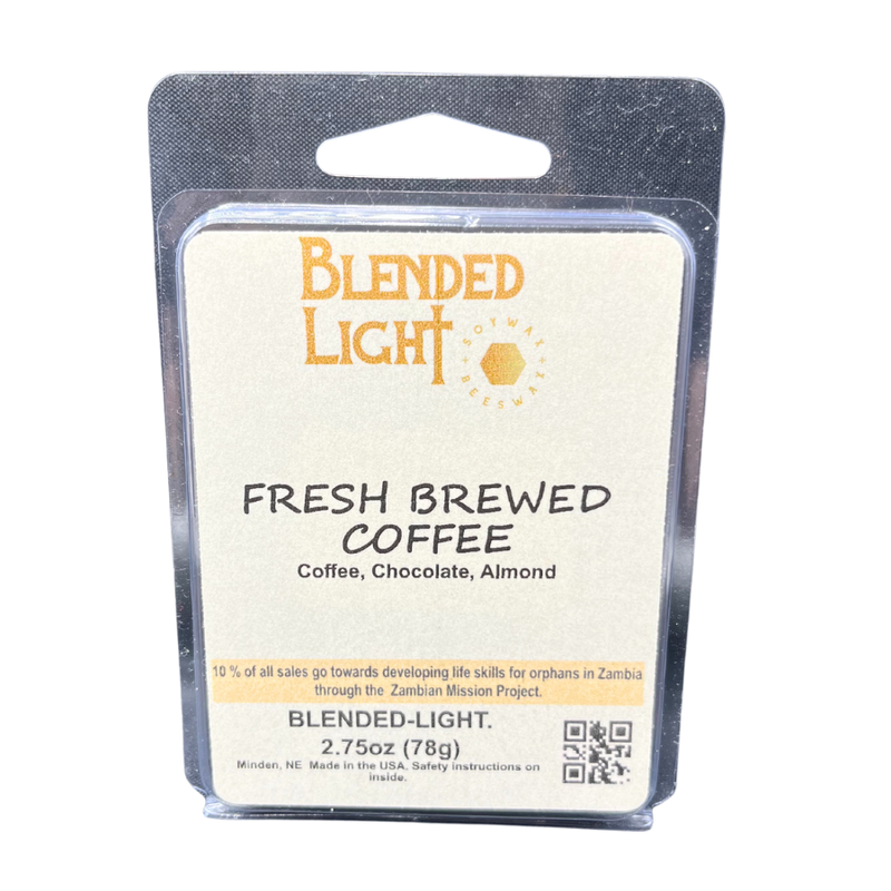 Coffee Scented Wax Melts | 2.75 oz. | Fresh-Brewed | Delightful Coffee, Chocolate, & Almond Blend | Long-Lasting | Perfect For Wax Warmers | Creates The Ultimate Cafe Environment