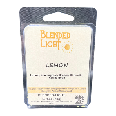 Lemon Wax Melts | 2.75 oz. | Fresh Burst Of Lemon, Orange, Citronella, & Vanilla Bean | Lively Aroma | Wickless | Designed For Wax Warmers | Liven Up Your Living Space