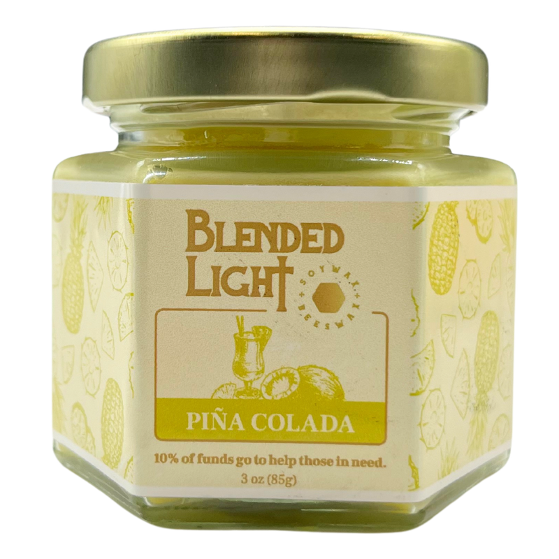 Piña Colada Scented Candle | 3 oz. & 7 oz. Size Options | Coconut Aroma | Smells Like it&