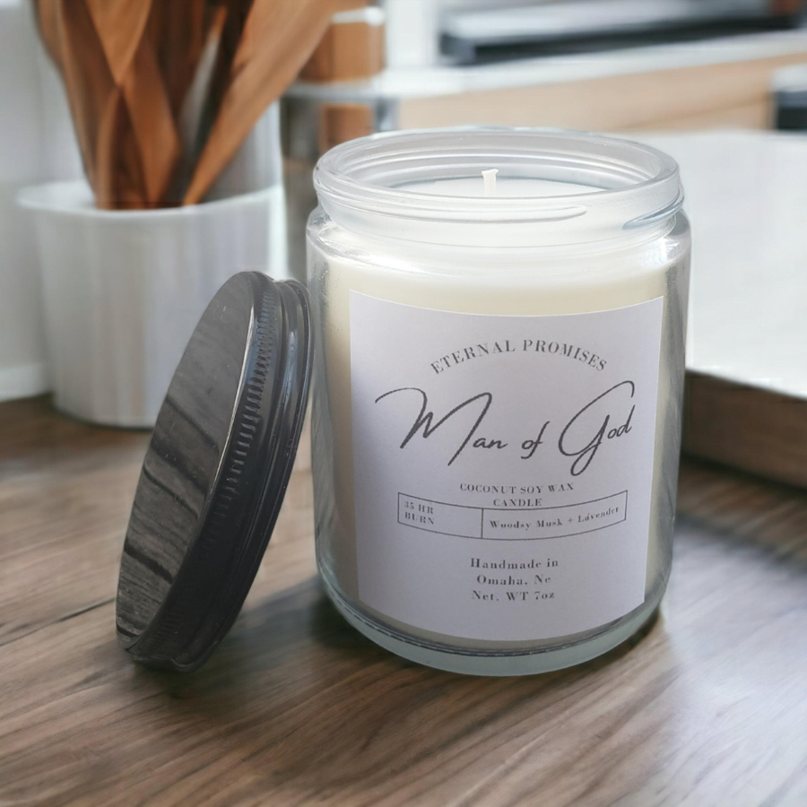 Man of God Candle 