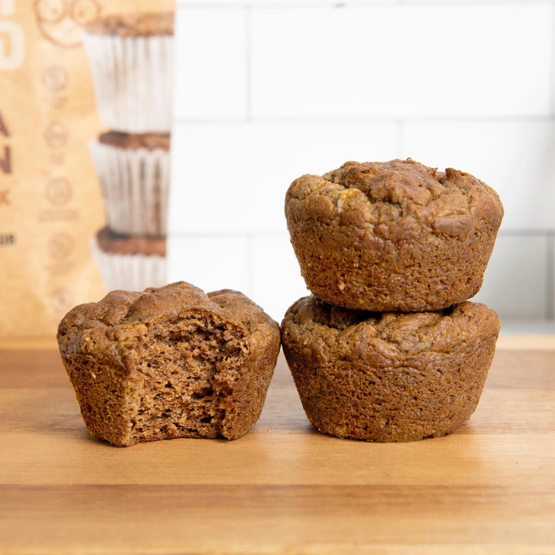 Set of 3 Handmade Muffins From Protein Packed Gluten Free Non GMO  11 oz Muffin Mix  Made with Almond Flour Honest Almond Brand