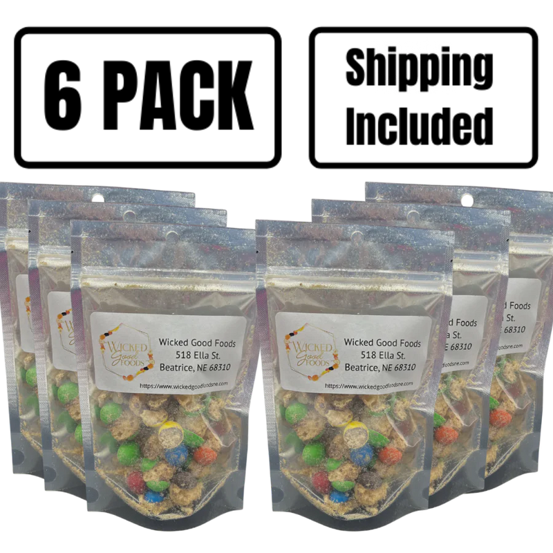 Freeze Dried Chocolate With Caramel | Caramel Crunchers | 2 oz. Bag | Perfect Fusion Of Chocolate & Caramel | On-The-Go | 6 Pack | Shipping Included