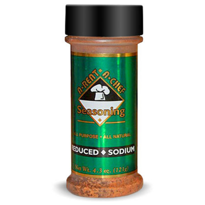 Reduced Sodium Seasoning | All Purpose | All Natural | No MSG | Gluten and Sugar Free | 4.3 oz. Bottle