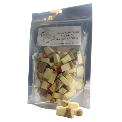 Freeze Dried Cheesecake Bites | Astronaut Dessert | 3 oz. Bag | Unique, Crunchy Texture | Fun Ice Cream Topping | 6 Pack | Shipping Included