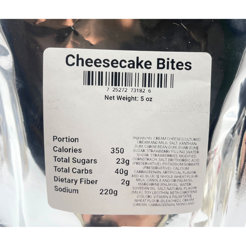 Freeze Dried Cheesecake Bites | Astronaut Dessert | 3 oz. Bag | Unique, Crunchy Texture | Fun Ice Cream Topping | 6 Pack | Shipping Included