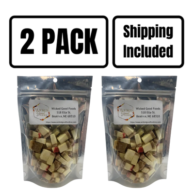 Freeze Dried Cheesecake Bites | 3 oz. Resealable Bag | Elevate Your Cheesecake Craving | Perfect For Gifts Or Snacking | 2 Pack | Shipping Included