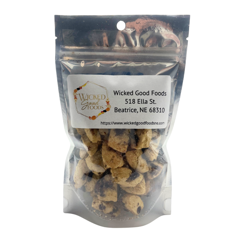 Freeze Dried Cookie Dough | Bite-Sized | 3 oz. Resealable Bag | Melt In Your Mouth Cookie Dough | Cookie Crunch | Freeze Dried Candy For Adults & Kids