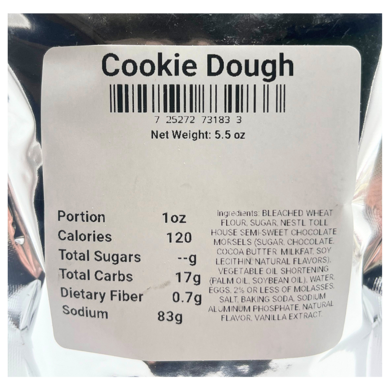 Freeze Dried Cookie Dough | Bite-Sized | 3 oz. Resealable Bag | Melt In Your Mouth Cookie Dough | Cookie Crunch | Freeze Dried Candy For Adults & Kids