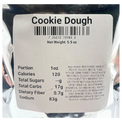 Freeze Dried Cookie Dough | Bite-Sized | 3 oz. Bag | Melt In Your Mouth Cookie Dough | Sweet & Salty Ice Cream Topping | 2 Pack | Shipping Included