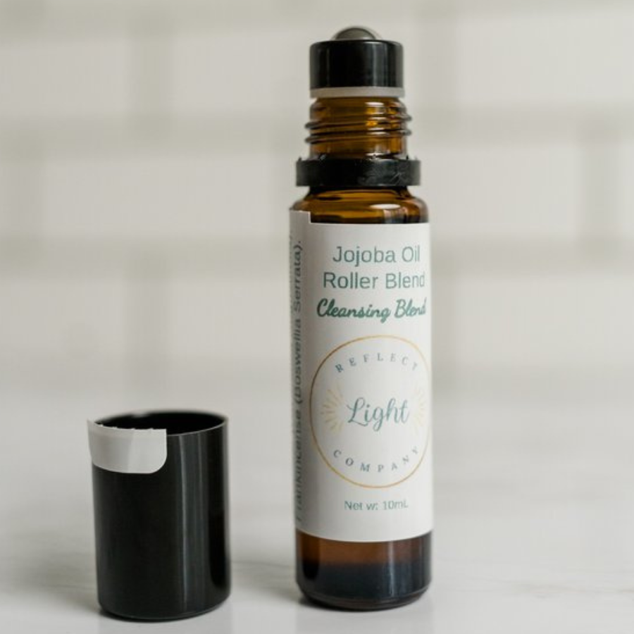 Jojoba Oil Roller Ball Bottle Opened