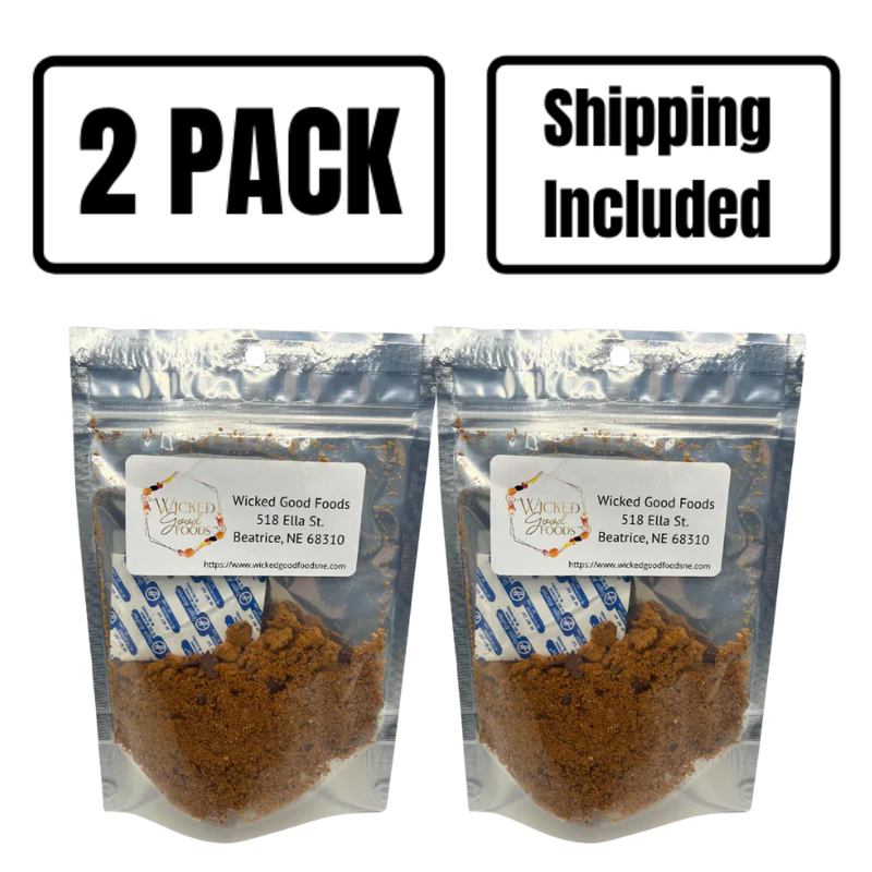 Freeze Dried Soup | Chili Soup | 2 oz. | Rich, Thick, & Flavorful | Just Add Water | Packed With Spice | 2 Pack | Shipping Included