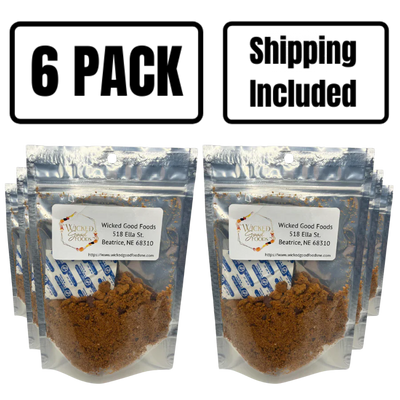 Freeze Dried Soup | Chili Soup | 2 oz | Rich, Thick, & Flavorful | Just Add Water | Wholesome, Hearty Meal | Kick Of Heat | 6 Pack | Shipping Included