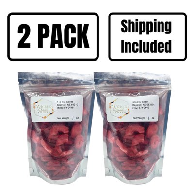 Freeze Dried Strawberries | 1 oz. Resealable Bag | Packed With Nutrients | Crunchy & Sweet Flavor | Fresh Strawberries | 2 Pack | Shipping Included