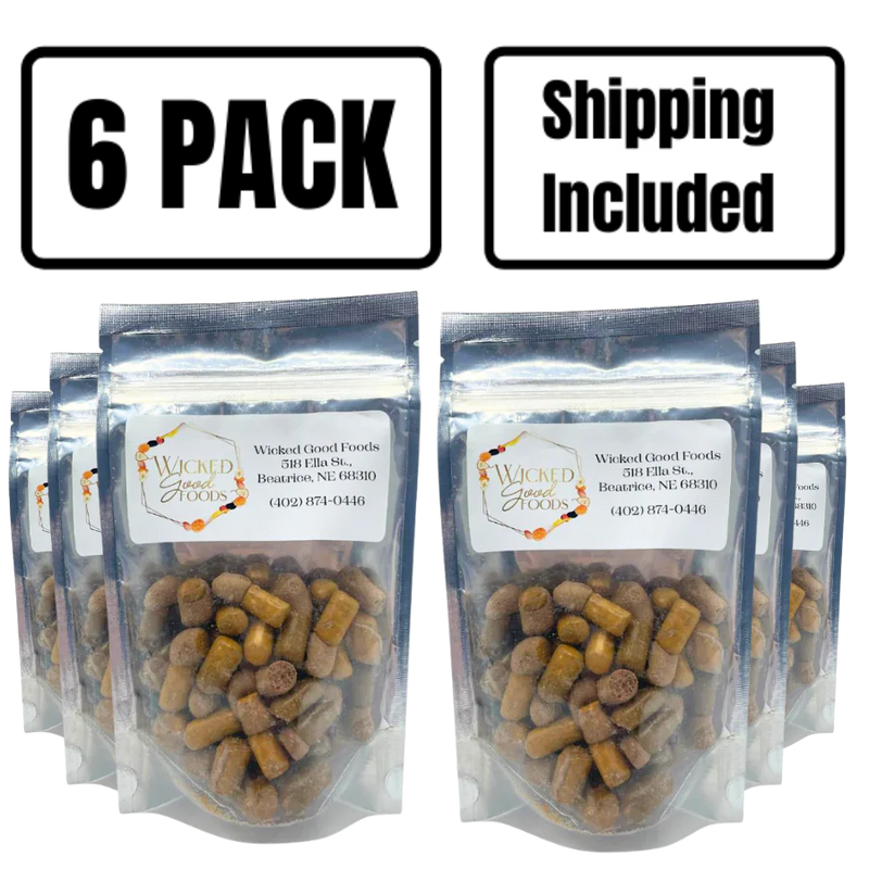 Freeze Dried Tootsie Rolls | Chocolate Lover | Bite-Sized | On-The-Go Treat | 3 oz. Bag | Crispy, Chocolate Goodness | 6 Pack | Shipping Included