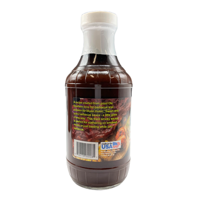 Angi's Barbecue Sauce | 18 oz. Bottle | Midwest's Finest Barbecue Sauce | Sweet & Spicy Tang | Smoky Wing & Dipping Sauce | Gluten Free | No MSG | Made In The USA