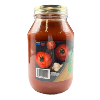 Angi's Sicilian Style Spaghetti Sauce | Single Jar | Healthy Spaghetti Sauce | Gluten, Allergen, & Cholesterol Free | Perfect With Pasta, Bread, And More | Sweet, Light and Savory | Nebraska Spaghetti Sauce