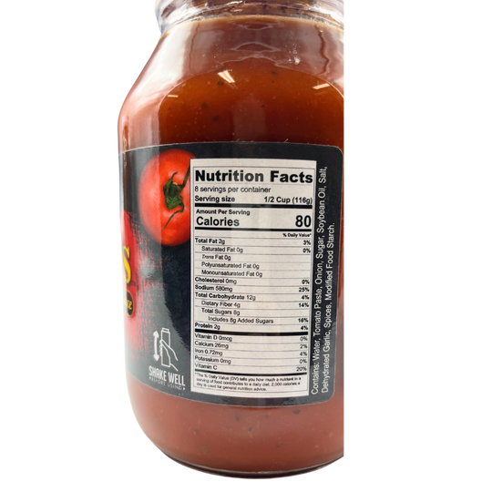 Angi's Sicilian Style Spaghetti Sauce | 33 oz | Gluten Free | Brenmar