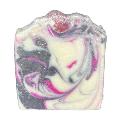 Hand Crafted Artisan Bar Soap | 5.3 oz. Bar | Refreshing & Calming Vanilla & Black Raspberry Scent | Hydrating | Perfect For Bathroom Or Kitchen Soap | 6 Pack | Shipping Included
