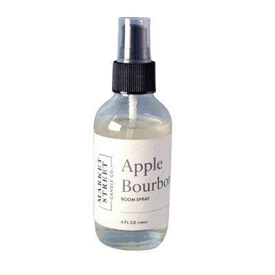 Room Spray | Apple Bourbon | 4 oz. | Rich Blend Of Vanilla, Bourbon, Apple, & Maple | All Natural | Creates A Soothing Vibe | Air Freshener Perfect For Any Room