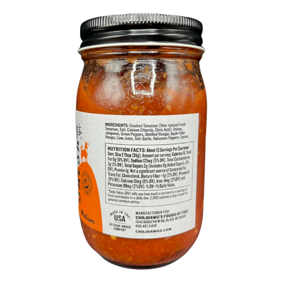 Medium Salsa | Top Dog | 15.5 oz. | Chili Dawg's | Burst Of Flavor & Heat | Fresh Blend Of Vine-Ripened Tomatoes | Hints Of Cilantro, Lime, & Garlic | Elevate Your Dishes