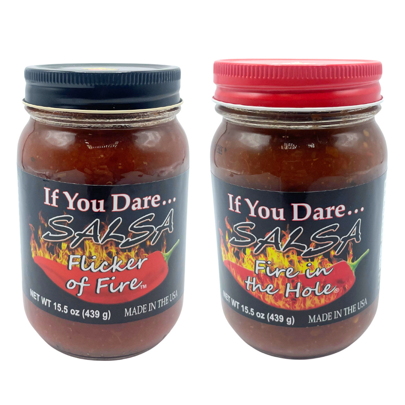 Hot Salsa | Combo Pack | 15.5 oz. | Spicy Salsa | Nebraska Salsa | Made with Fresh Ingredients | Authentic Taste | Enjoy With Tortilla Chips, Grilled Meats, Potatoes | Add To Your Chili, Dips, and More | Shipping Included