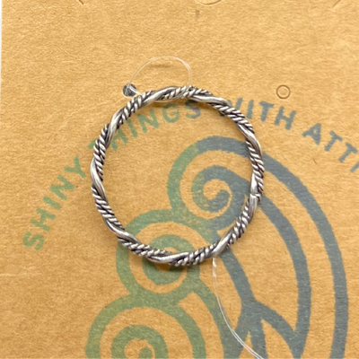 3 Wire Sterling Silver Twisted Ring | Size 12 or 9 | Order Your Size | Comfortable Fit | Nebraska-Made Jewelry | Suitable For Any Occasion Or Outfit | Polishing Pad Included