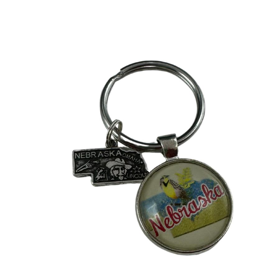 Nebraska Meadowlark Keychain