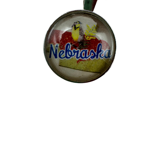 Nebraska Meadowlark Keychain