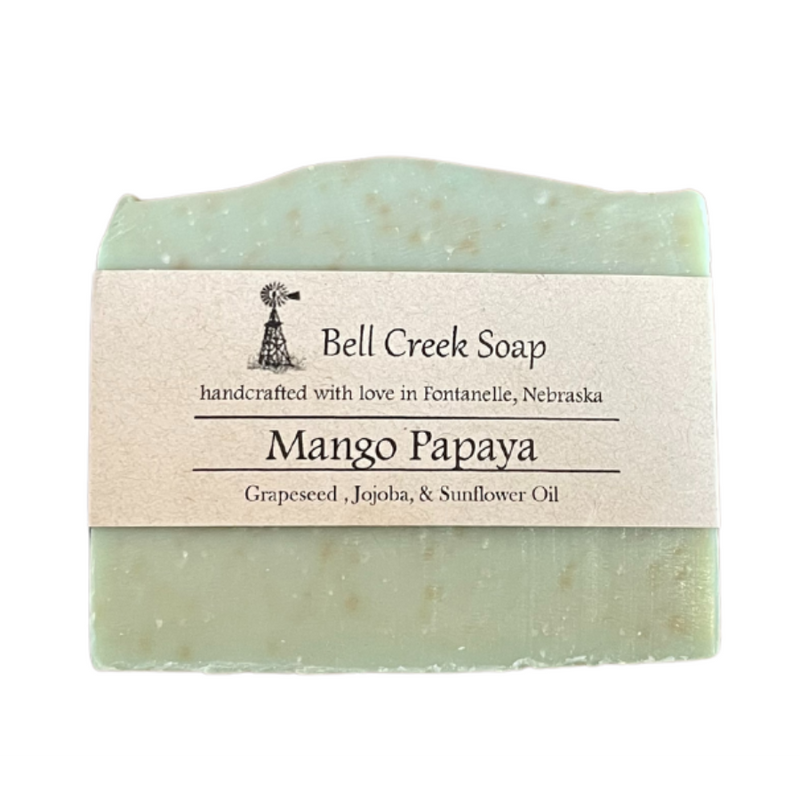 Mango Papaya Soap Bar | 5-6.5 oz. Bar | Made with Goat&
